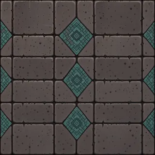 damp dusty tiled floor