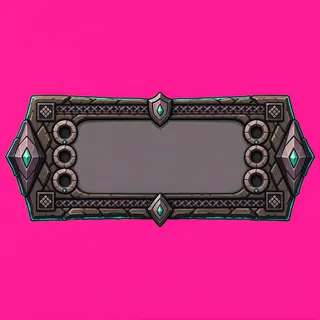 empty dialogue frame, normal state