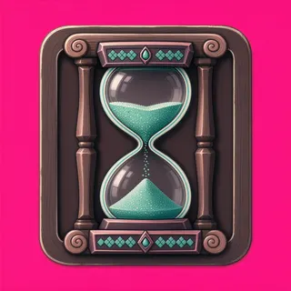 hourglass, plain design