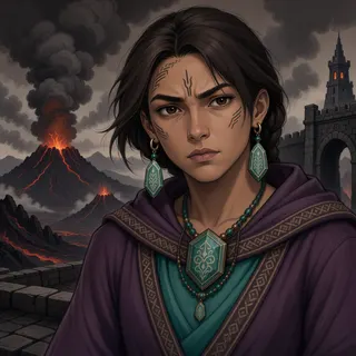 original adult healer, determined expression