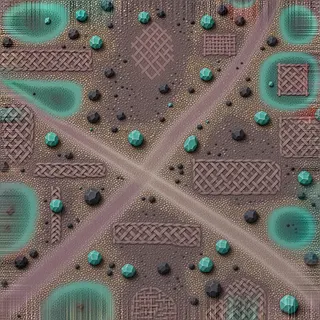 dust-covered fine gravel path