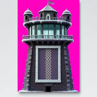 frosted watchtower
