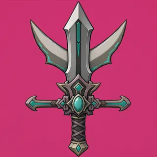 sword, ornate design