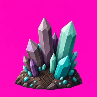 clean crystal cluster