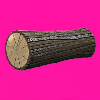 clean fallen log
