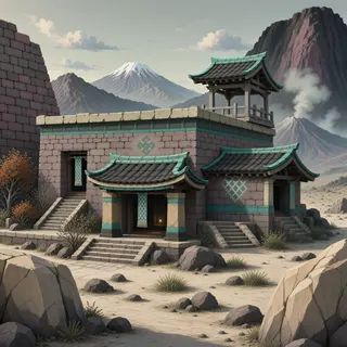 hidden shrine at daylight