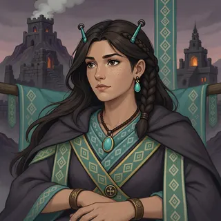 original adult healer, calm expression