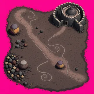dust patch, irregular arrangement