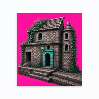 overgrown small dwelling