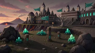 resource clearing at dusk