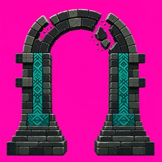 support arch, damaged