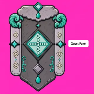 empty quest panel, selected state