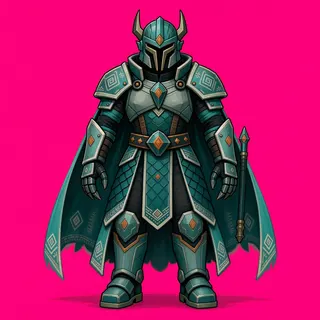 original adult armored enemy, facing south