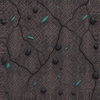 damp obsidian grit