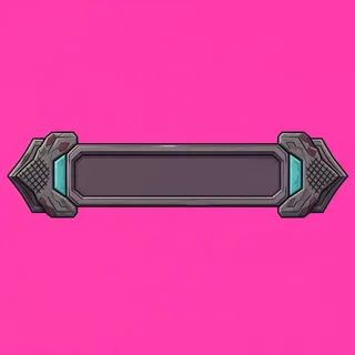 empty status bar frame, disabled-muted state