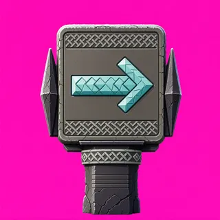 frosted wayfinding sign without text