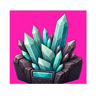 weathered crystal cluster