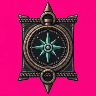 compass, rare accent design