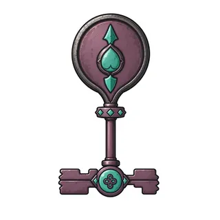 key, ornate design