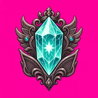 energy crystal, ornate design