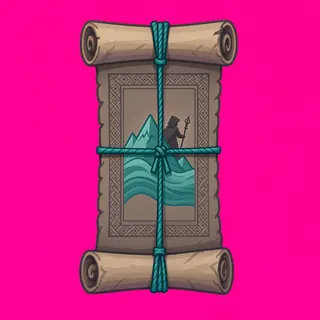 quest scroll, plain design
