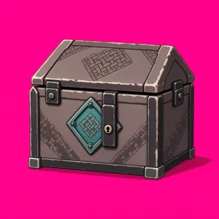 weathered storage chest