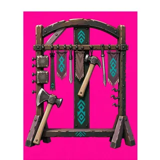 damaged tool rack