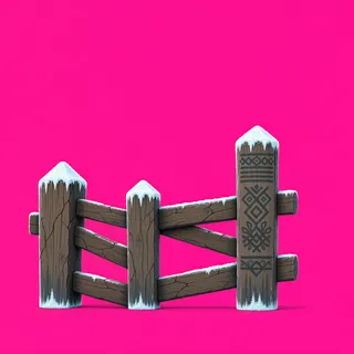 frosted short fence