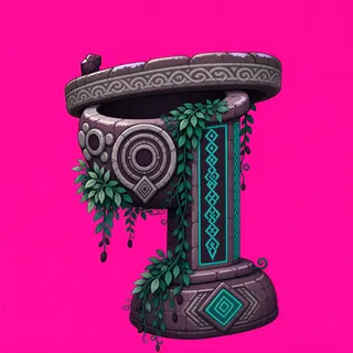 overgrown relic pedestal