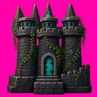 cliff corner, overgrown