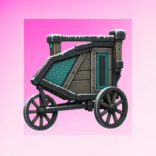 frosted abandoned cart