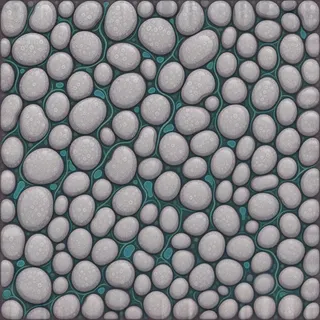 frosted river pebbles