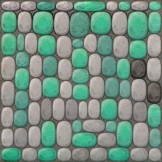 clean river pebbles