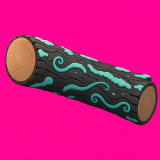 clean fallen log