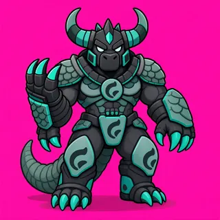 original adult beast enemy, facing south