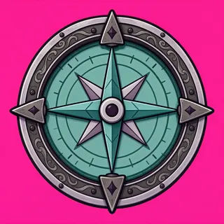 compass, ornate design
