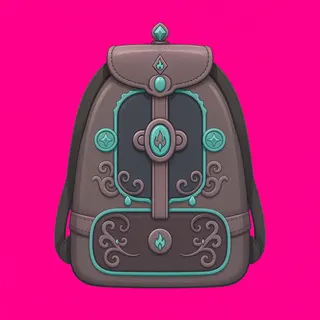 backpack, ornate design