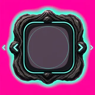 unlabelled button, keyboard-focused state