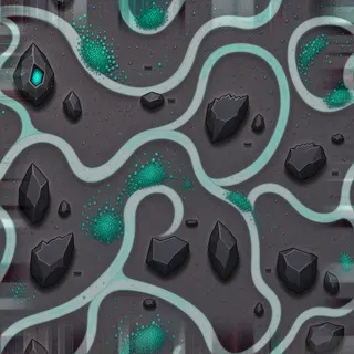 damp obsidian grit