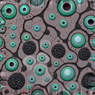 lichen-speckled obsidian grit
