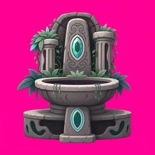 overgrown relic pedestal