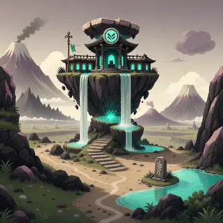 hidden shrine at daylight
