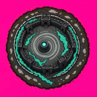 scorch mark, irregular arrangement