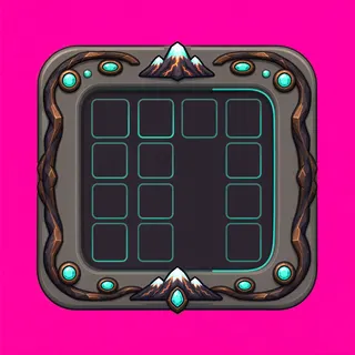 empty inventory panel, pressed state