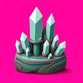 clean crystal cluster