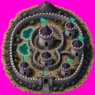 sand scatter, dense arrangement