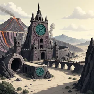 ancient landmark at daylight