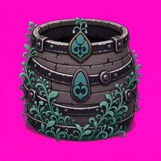 overgrown barrel