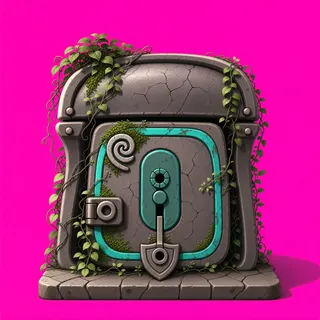 overgrown storage chest