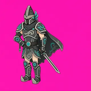 original adult guard, facing west